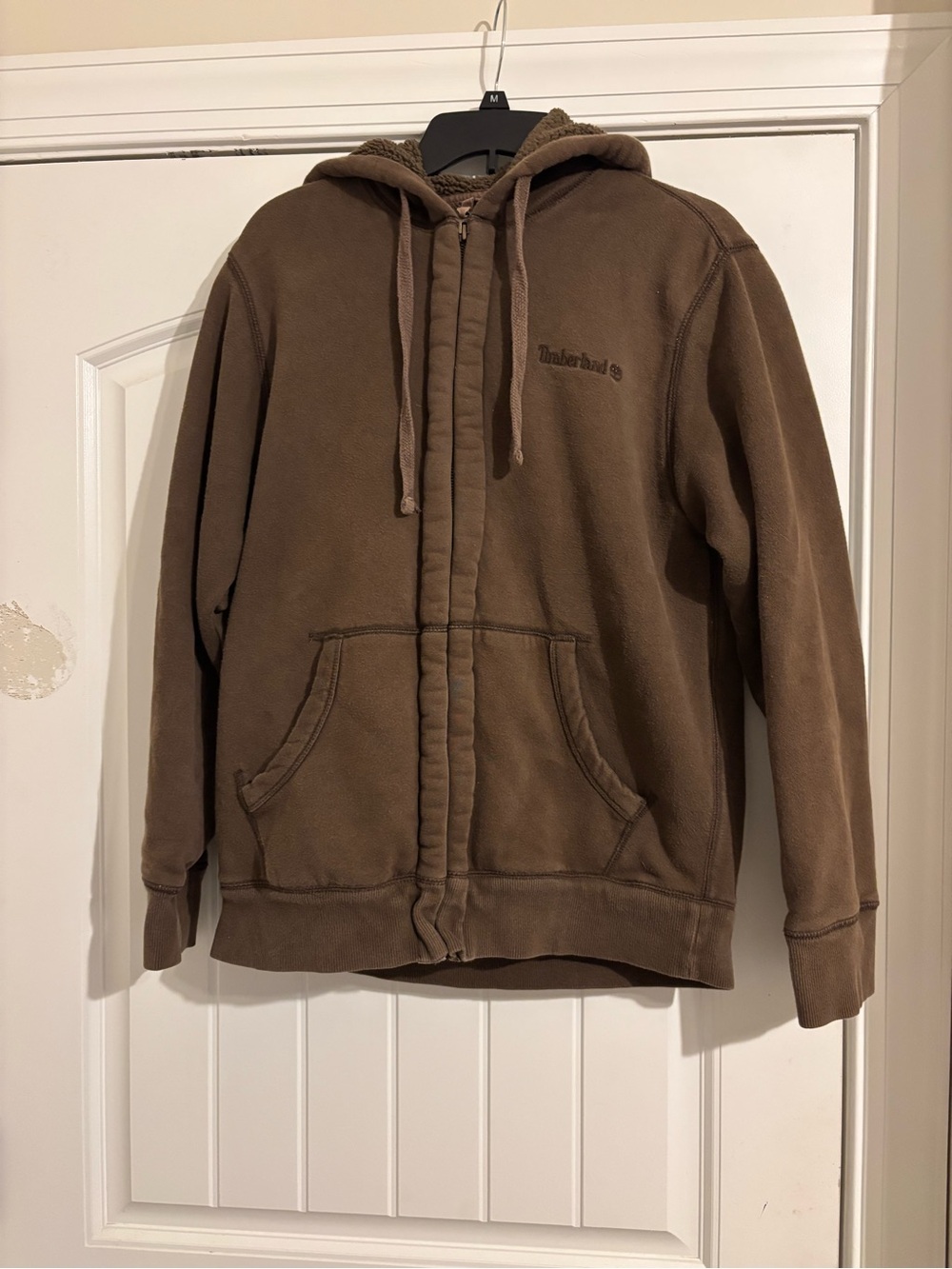 Timberland Brown Hooded Zip-Up Jacket